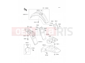 KAWASAKI KDX125SR (KDX125-A3) Fender