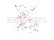 KAWASAKI KDX125SR (KDX125-A3) Front Hub