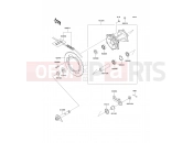 KAWASAKI KDX125SR (KDX125-A3) Rear Hub