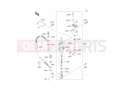 KAWASAKI KDX125SR (KDX125-A3) Rear Master Cylinder