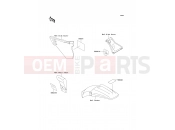 KAWASAKI KDX125SR (KDX125-A3) Label