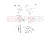 KAWASAKI KDX125SR (KDX125-A3) Decal