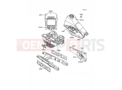 KAWASAKI 1992 Decal(White)