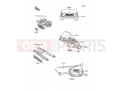 KAWASAKI 1992 Decals(White)