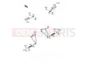 KAWASAKI 1992 Footrests