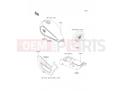 KAWASAKI 1994 Decals(Green/White)