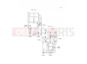 KAWASAKI 1996 Crankcase Bolt Pattern