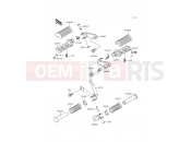 KAWASAKI 1996 Footrests