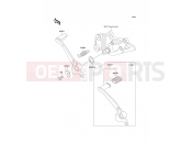 KAWASAKI 1996 Brake Pedal