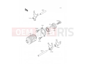 KAWASAKI 1996 Gear Change Drum/Shift Fork(s)