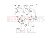 KAWASAKI 1996 Cowling Lowers