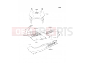 KAWASAKI 1997 Decals(Black)