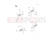 KAWASAKI 1997 Footrests