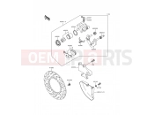 KAWASAKI 1997 Rear Brake