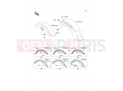 KAWASAKI 1997 Fenders