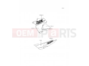 KAWASAKI 1998 Decals(Gold/White)
