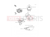 KAWASAKI 1998 Decals(Red)