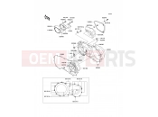 KAWASAKI VN1500 CLASSIC (VN1500-F1) Right Engine Cover(s)