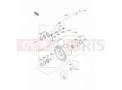 KAWASAKI VN1500 CLASSIC (VN1500-F1) Front Hub