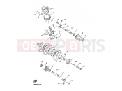 YAMAHA FJR 1300 FJR1300A (5VSD) 2005 CRANKSHAFT & PISTON