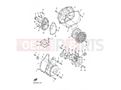 YAMAHA FJR 1300 FJR1300A (5VSD) 2005 CRANKCASE COVER 1