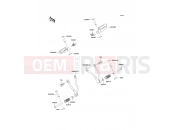 KAWASAKI 1999 Footrests