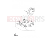 YAMAHA FJR 1300 FJR1300A (5VSD) 2005 REAR BRAKE CALIPER