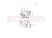 KAWASAKI VN CLASSIC (VN400-C4) Crankcase Bolt Pattern