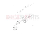 KAWASAKI VN CLASSIC (VN400-C4) Front Hub