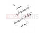 KAWASAKI 1999 Transmission(-VNT50AE077438)
