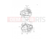 KAWASAKI 1999 Crankcase Bolt Pattern