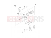 KAWASAKI 1999 Gear Change Drum/Shift Fork(s)