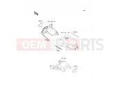 KAWASAKI 2003 Decals(Bronze/Red)