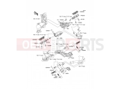 KAWASAKI 2008 Footrests
