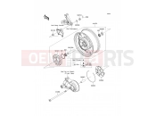 KAWASAKI 2008 Rear Hub