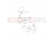 KAWASAKI 2008 Decals(Silver)