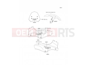KAWASAKI 2008 Decals(Green)(Orange)(Gray)