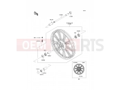 KAWASAKI VN900 CUSTOM (VN900C8F) Front Hub