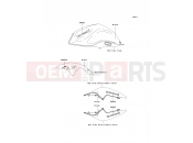 KAWASAKI 2008 Decals(Black)