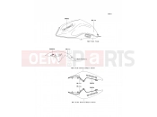 KAWASAKI 2008 Decals(White)