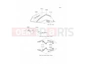 KAWASAKI 2008 Decals(White/Silver)