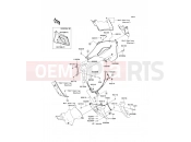 KAWASAKI 1400GTR ABS (ZG1400A9F) Cowling Lowers
