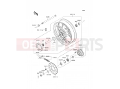 KAWASAKI 2009 Rear Hub