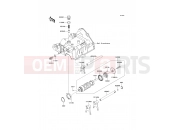 KAWASAKI 2009 Gear Change Drum/Shift Fork(s)