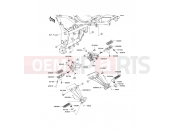 KAWASAKI 2009 Footrests