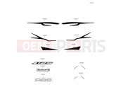 KAWASAKI 2017 Decals(Black)