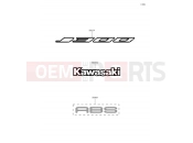 KAWASAKI 2017 Decals(Black)