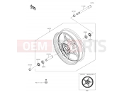 KAWASAKI NINJA 650 (EX650KHF) Front Hub
