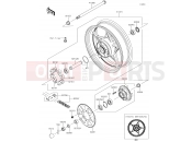 KAWASAKI NINJA 650 (EX650KHF) Rear Hub