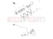 KAWASAKI 2017 Gear Change Drum/Shift Fork(s)